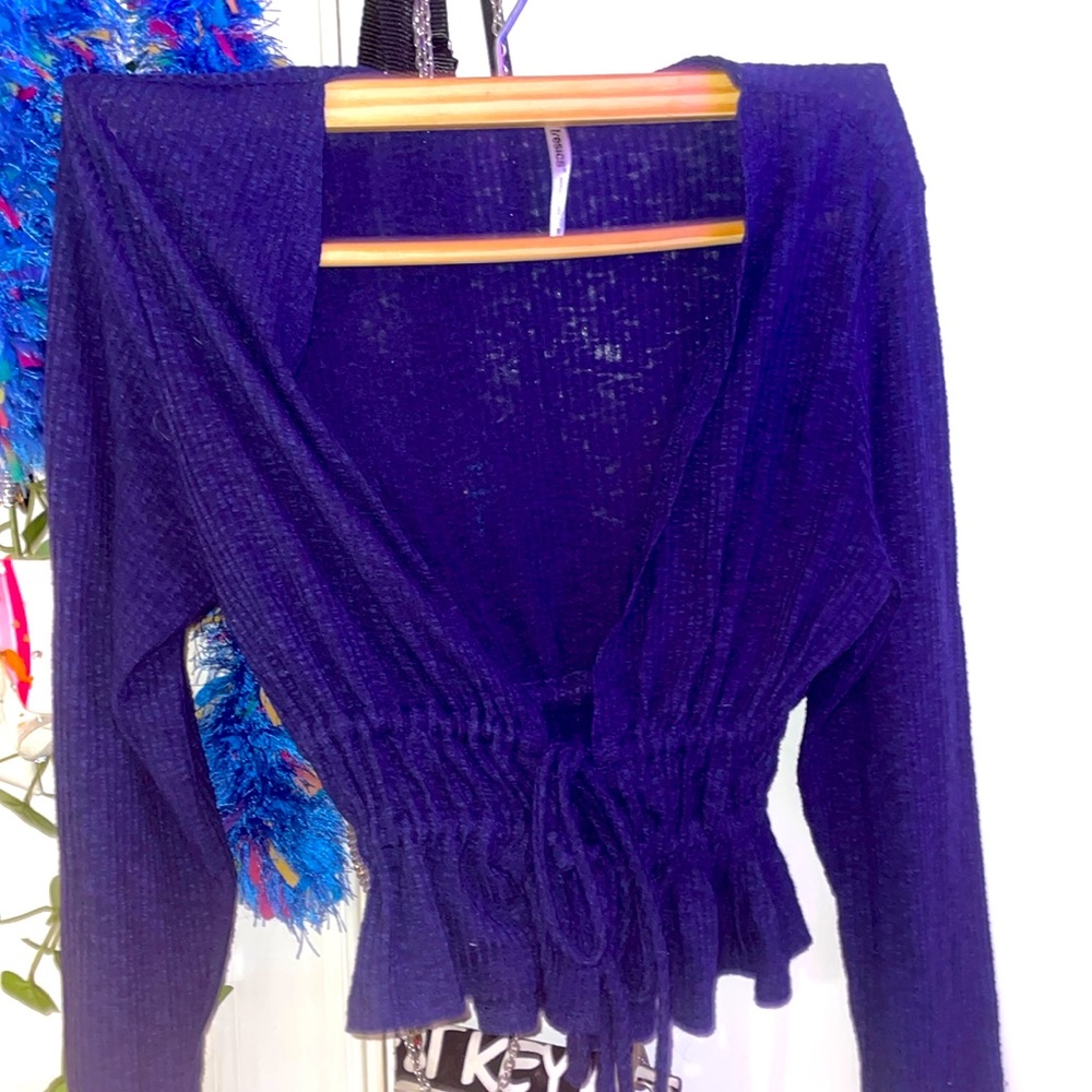 throw over wrap top